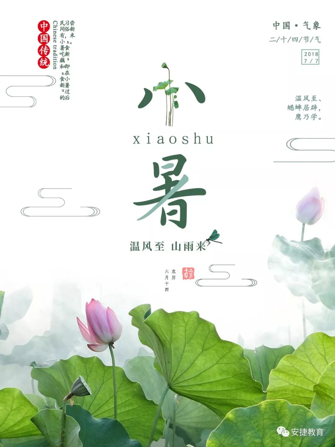 小暑六月节