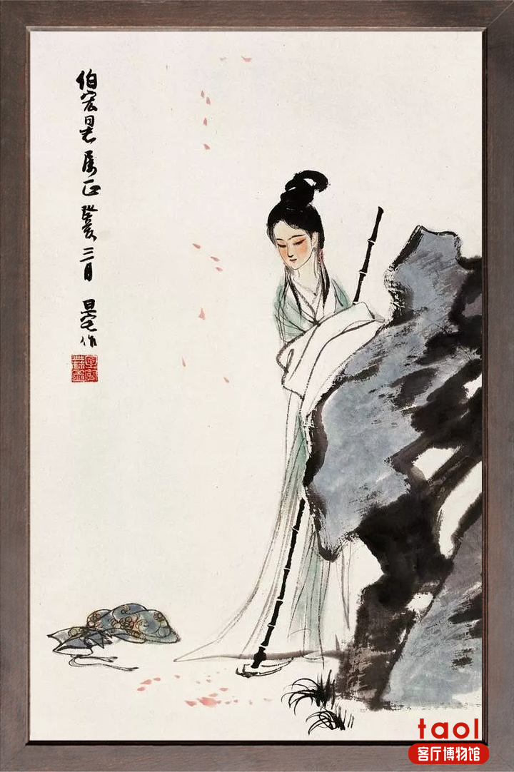 客厅博物馆珍藏画作:海派画家刘旦宅的美女图欣赏