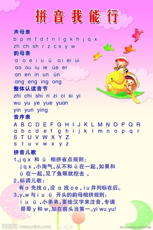 幼儿巧学拼音的口诀 (太齐全了),家有小学生的赶紧