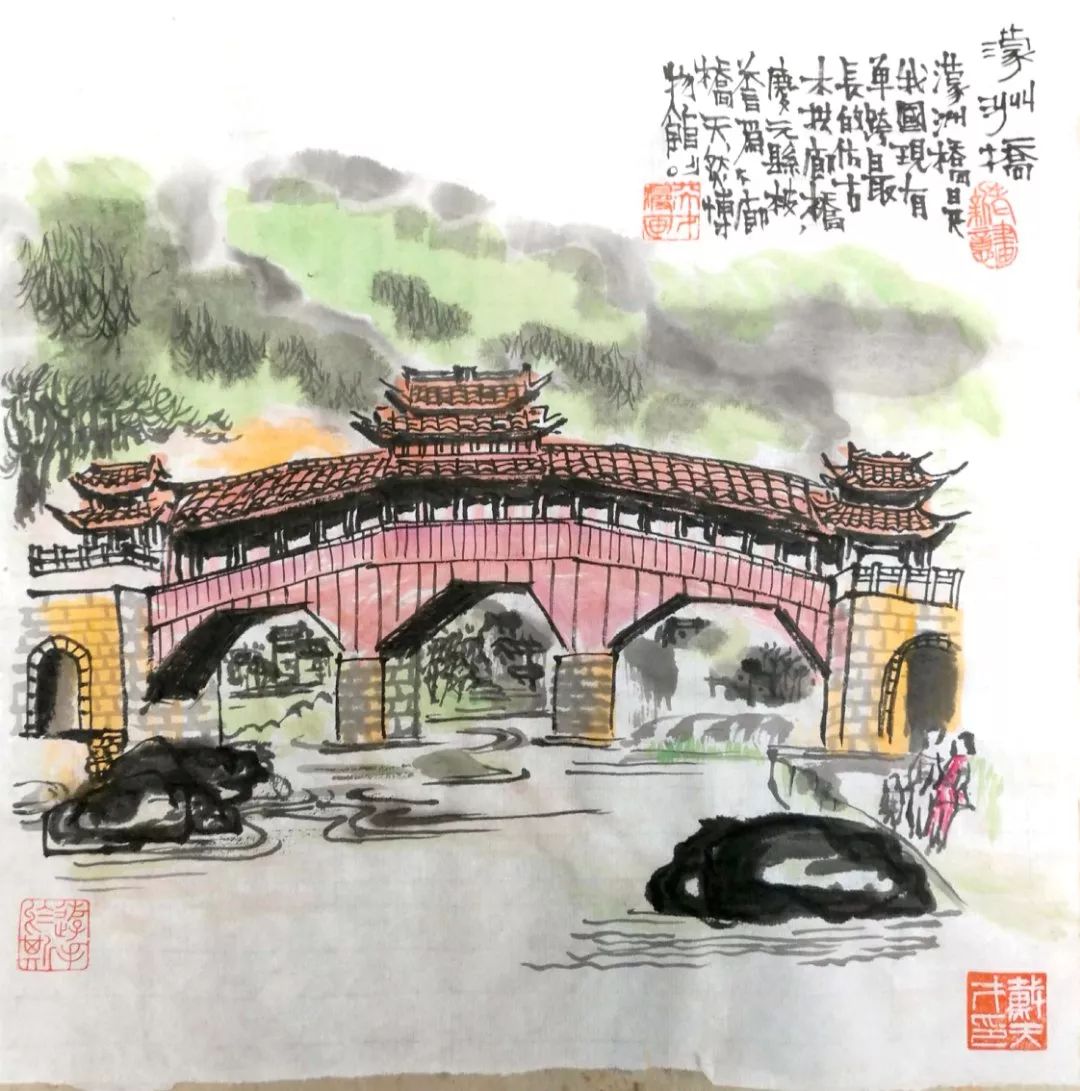 蒙洲桥,是我国现有单跨最长的仿古木拱廊桥,庆元县被誉为"廊桥天然