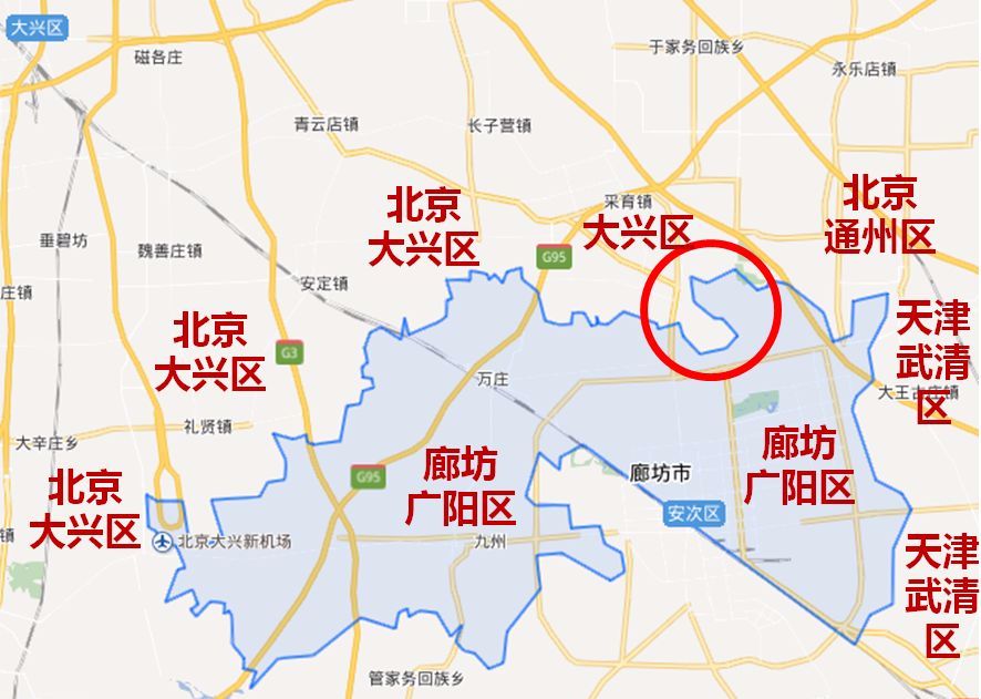 据说,廊坊有块地要划给北京大兴区了!-搜狐图片