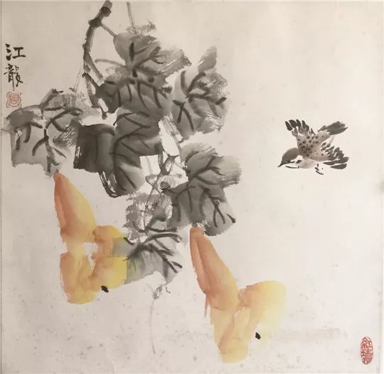 书画 周江龙画画展画