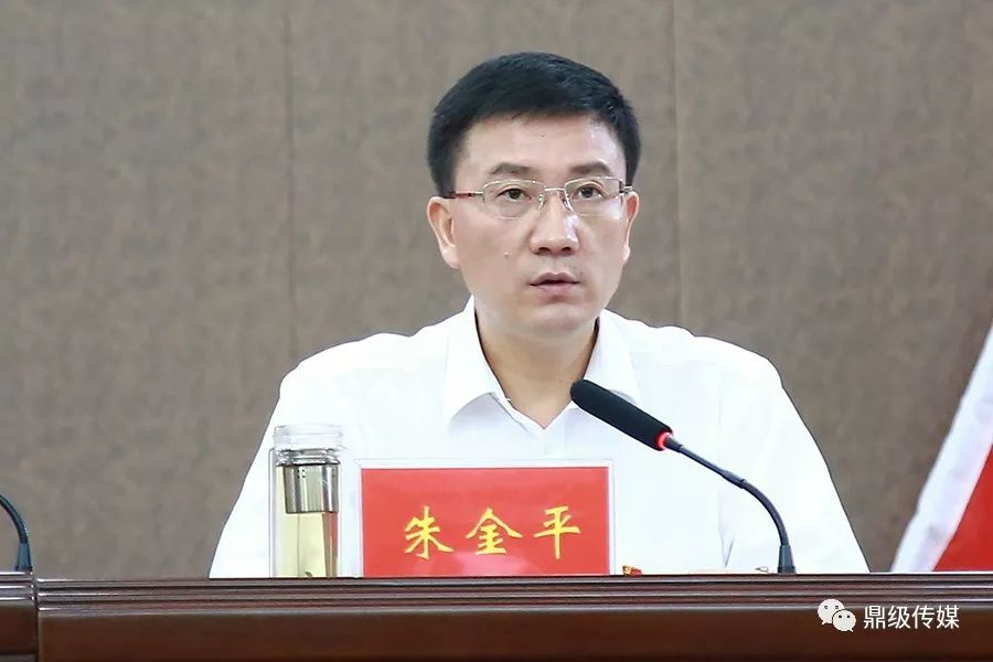 鼎城区委副书记,区人民政府区长朱金平代表区委常委会作工作报告