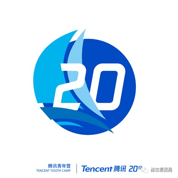 腾讯20周年品牌标志延展设计