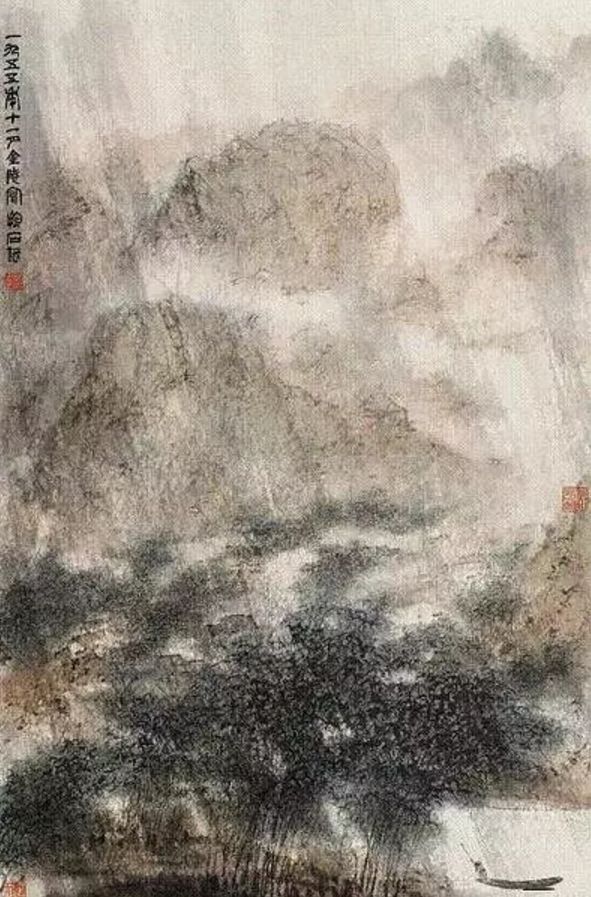 国画中如何表现雨景 三种方法供你选择