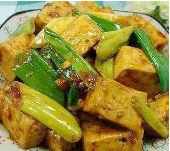 大葱烧豆腐