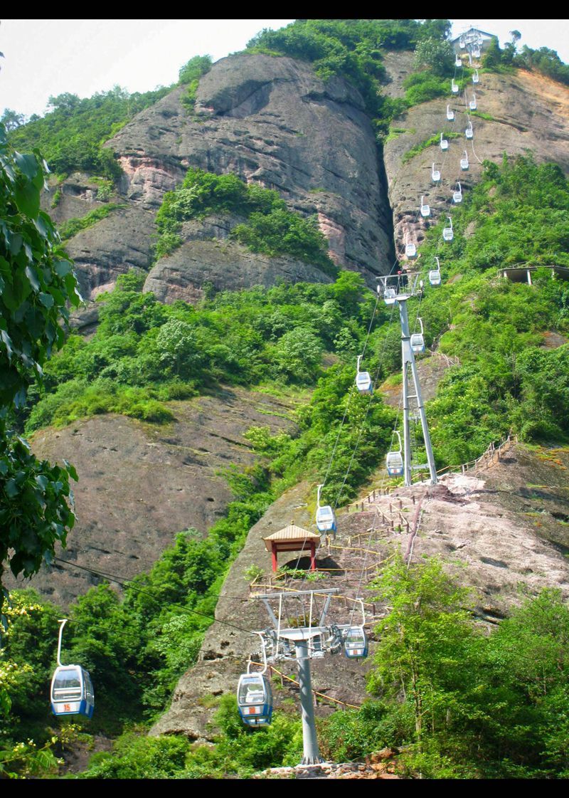 世外桃源桂林天门山,体验亚洲第一的绝壁悬空玻璃观光