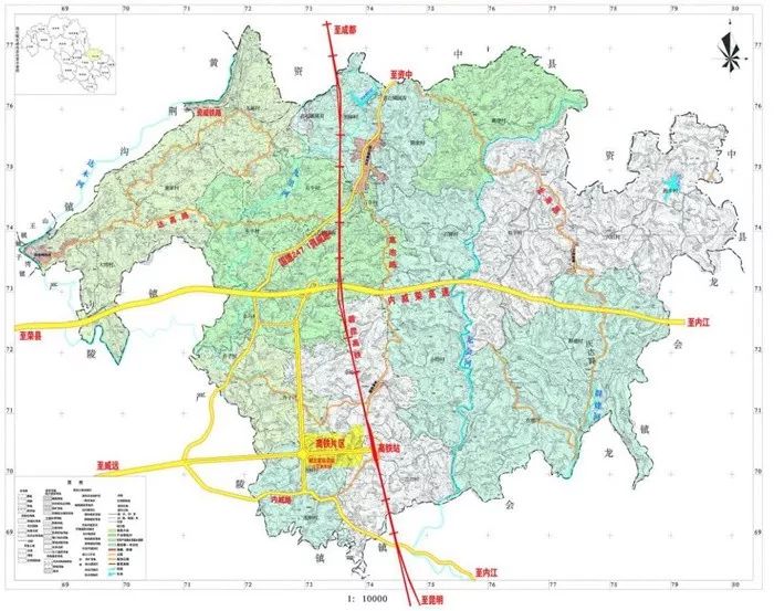 旅游 正文 2018年,改造后的g247国道高石段 2015年,内威荣高速公路