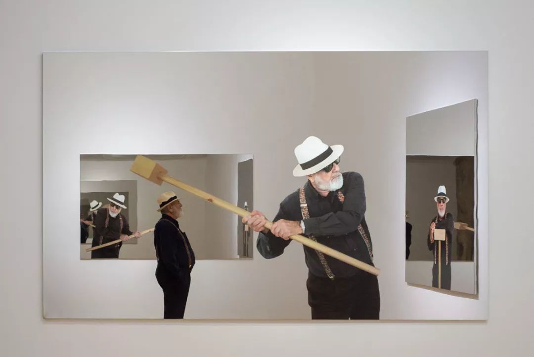 意大利艺术家米开朗基罗·皮斯特莱托(michelangelo pistoletto)身