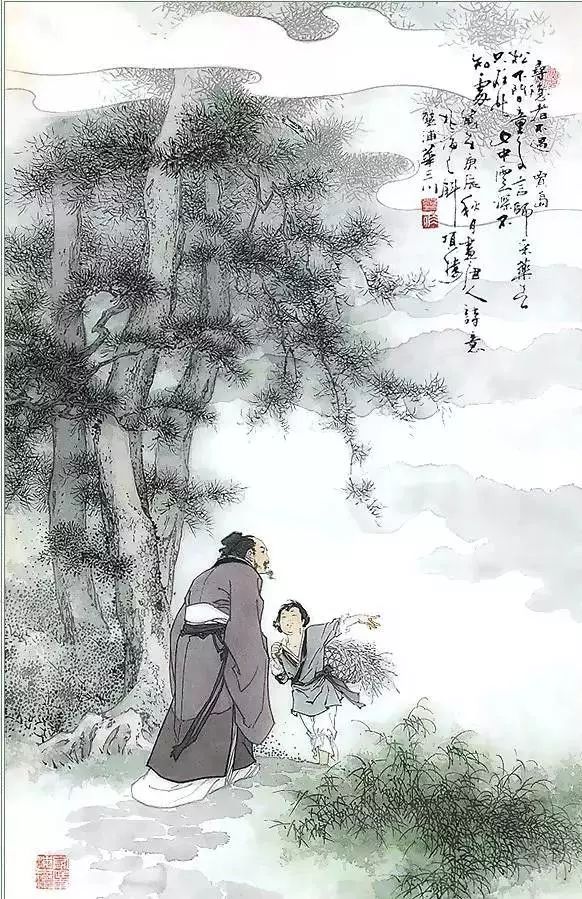 名家诗画:一卷诗书入画来,几多闲情山水间