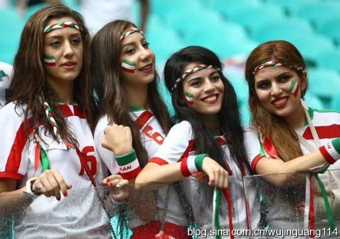 世界杯的一大亮点,美丽的伊朗女球迷(图)