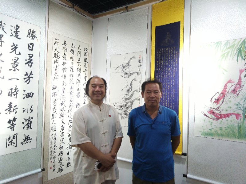 刘民栋作品亮相宣和艺术院"庆七一全国书画名家联展 受到好评