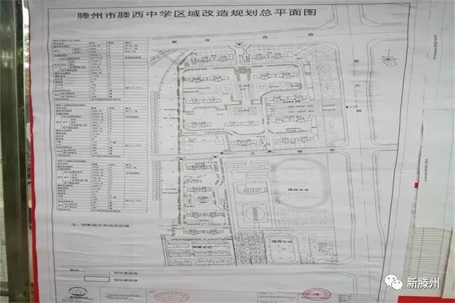 市征收办对滕西中学区域公示征收补偿方案征求意见稿