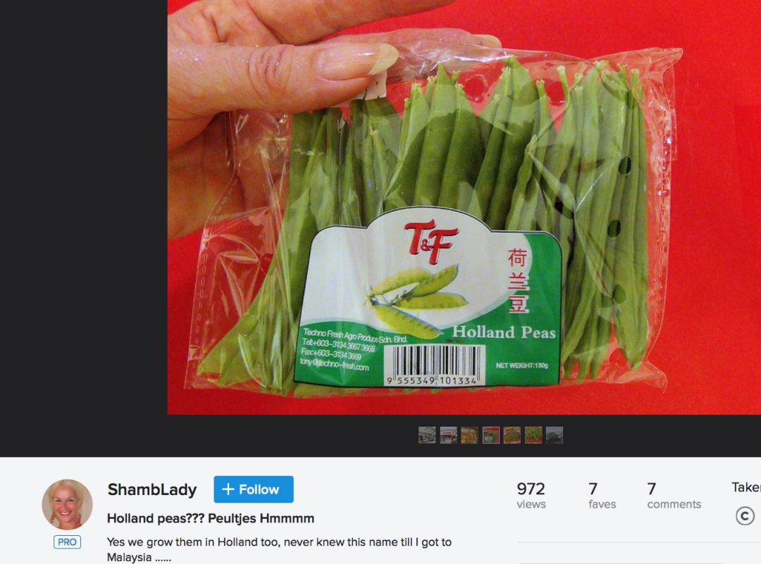 为什么荷兰豆的英文是Chinese peas?