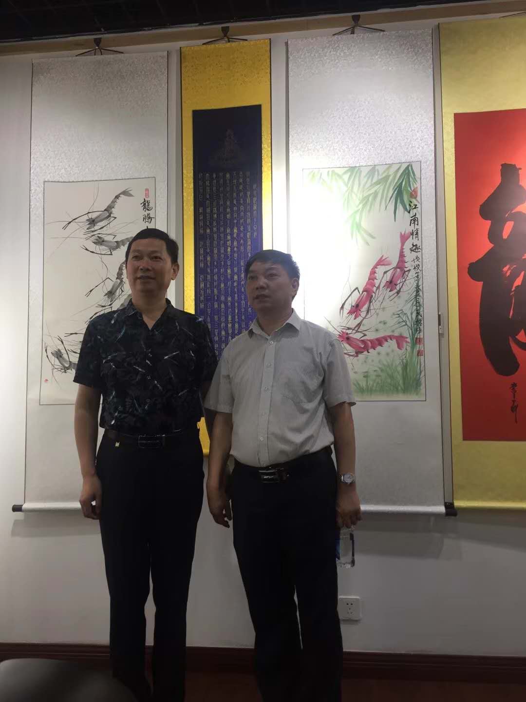 刘民栋作品亮相庆七一全国书画名家联展受到好评