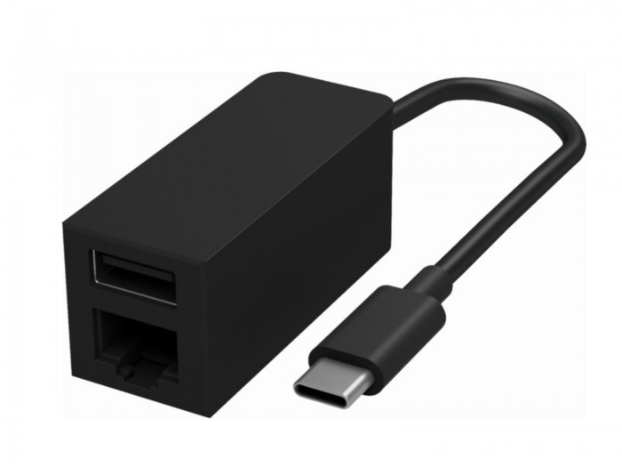 微软推Surface Go转接头：USB-C转USB-A和网卡端口