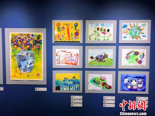 国际儿童创意画展"与世界对画"在沪开幕