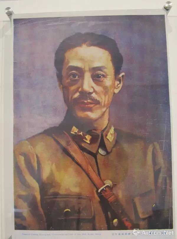 1932年,蒋兆和为抗日将军蒋光鼐绘油画像