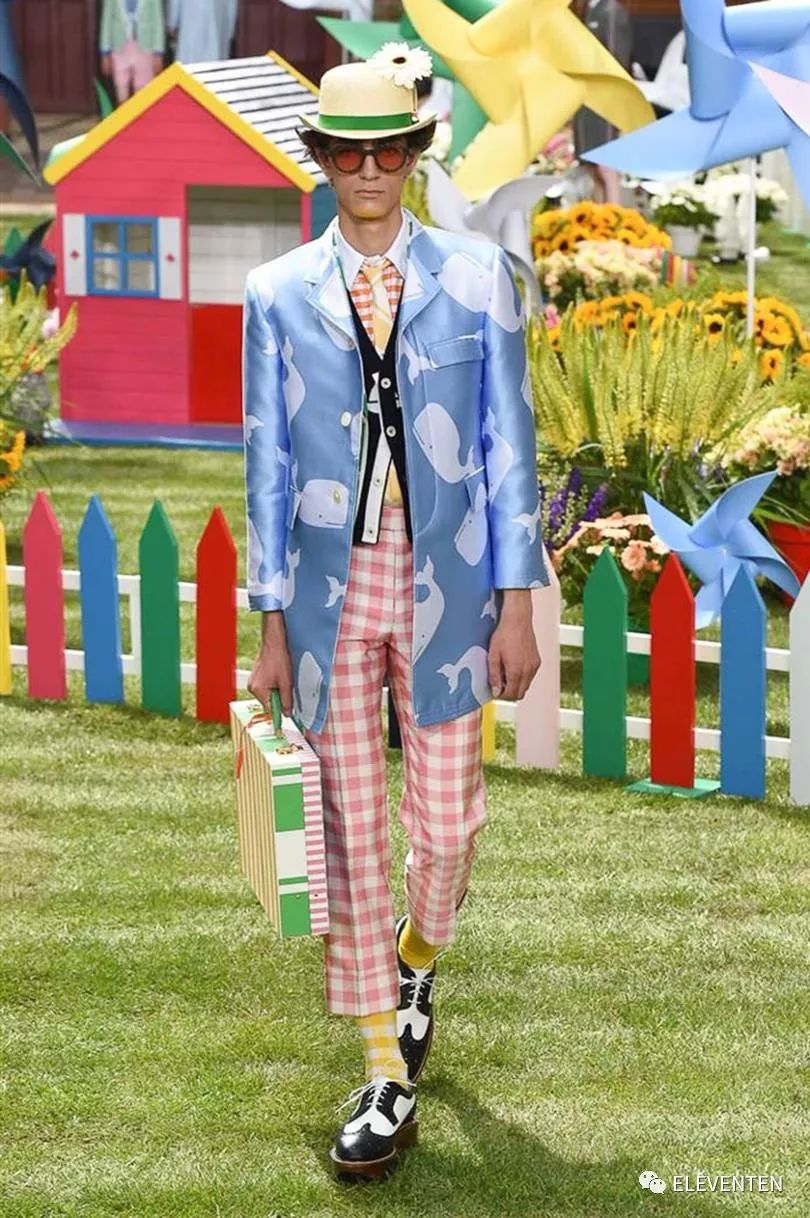 thom browne 2019春夏男装|男士们的爱丽丝梦游仙境与