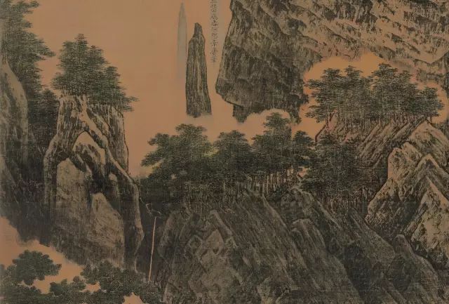 中国古代山水名画欣赏——北宋 李唐 《万壑松风图》