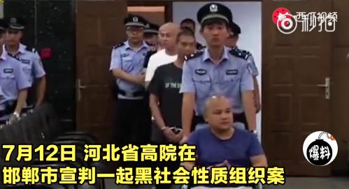 河北一"黑老大"被判死刑!