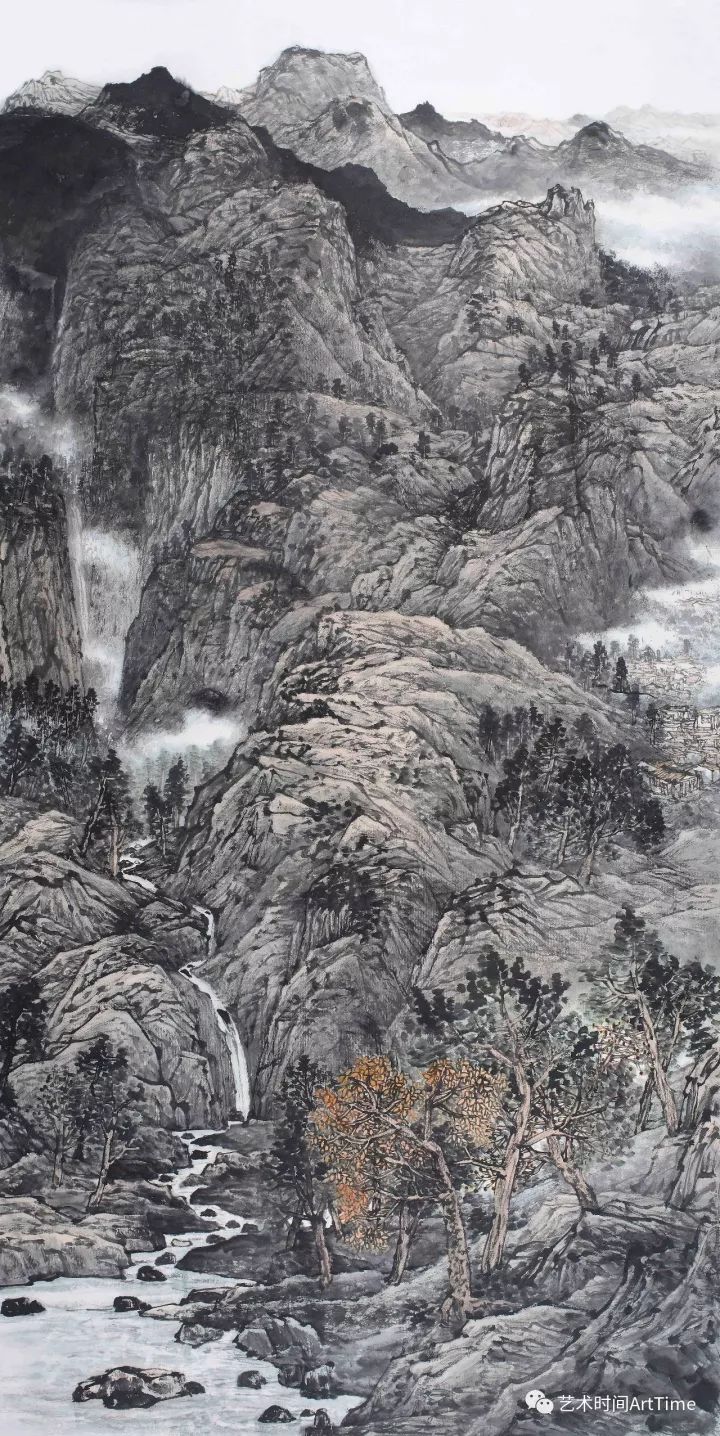 著名中国山水画画家李双雄老师正式加入向艺葵艺术