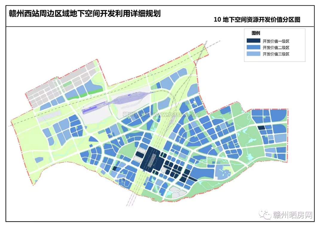 赣州西站周边地下空间规划,涉及地铁,地下空间开发