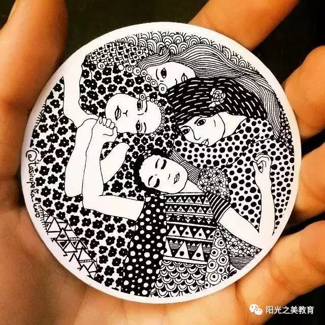 黑白装饰画遇上经典线描也可以这么美腻