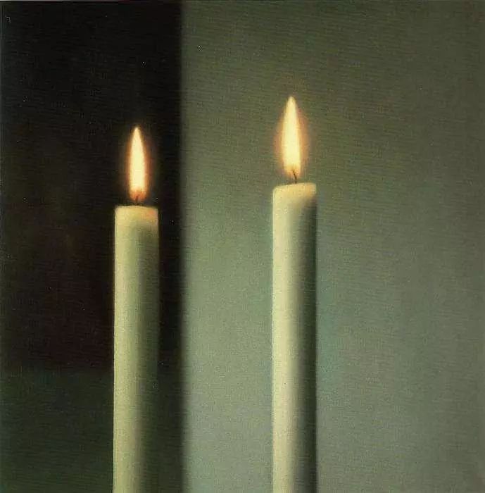 格哈特.里希特 《两支蜡烛》