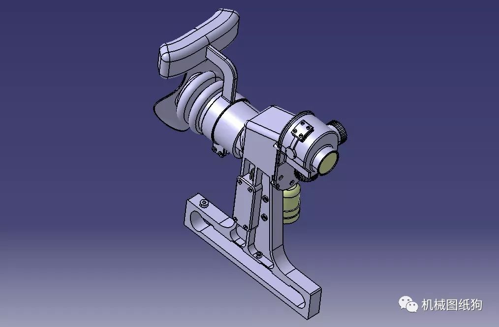 【工程机械】rpg-7光学瞄准具3d模型图纸 catia设计