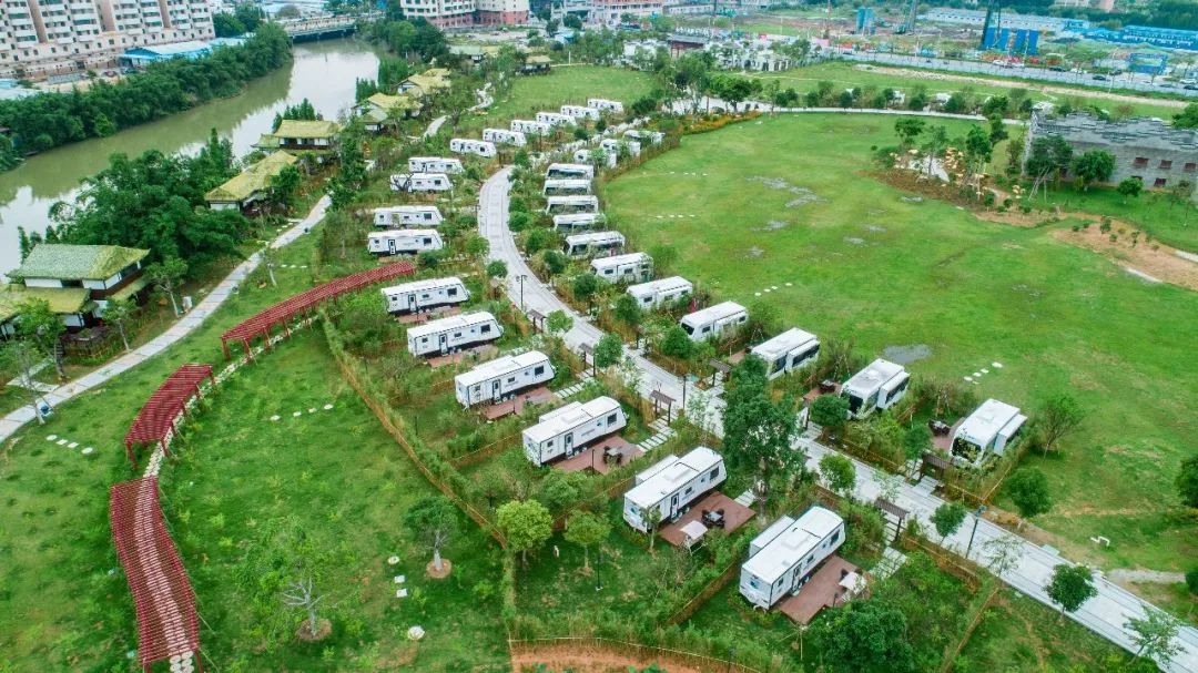 广东规模最大东莞目前唯一一个 房车露营地主题乐园 华阳湖房车营地