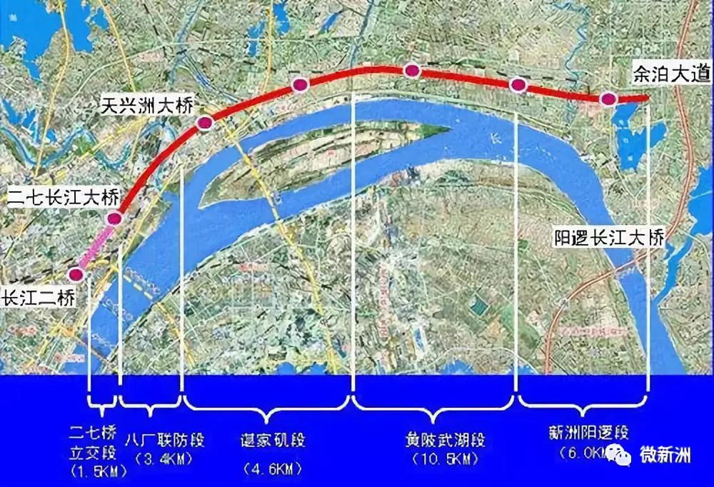 江北快速路有望10月通车 阳逻到汉口闹市仅20分钟