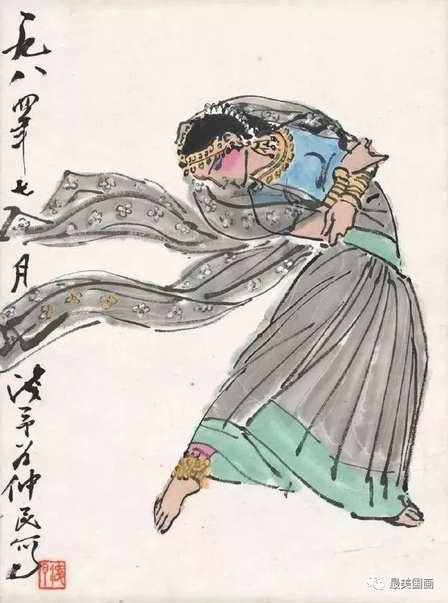 美人画中来——叶浅予舞蹈人物画100幅