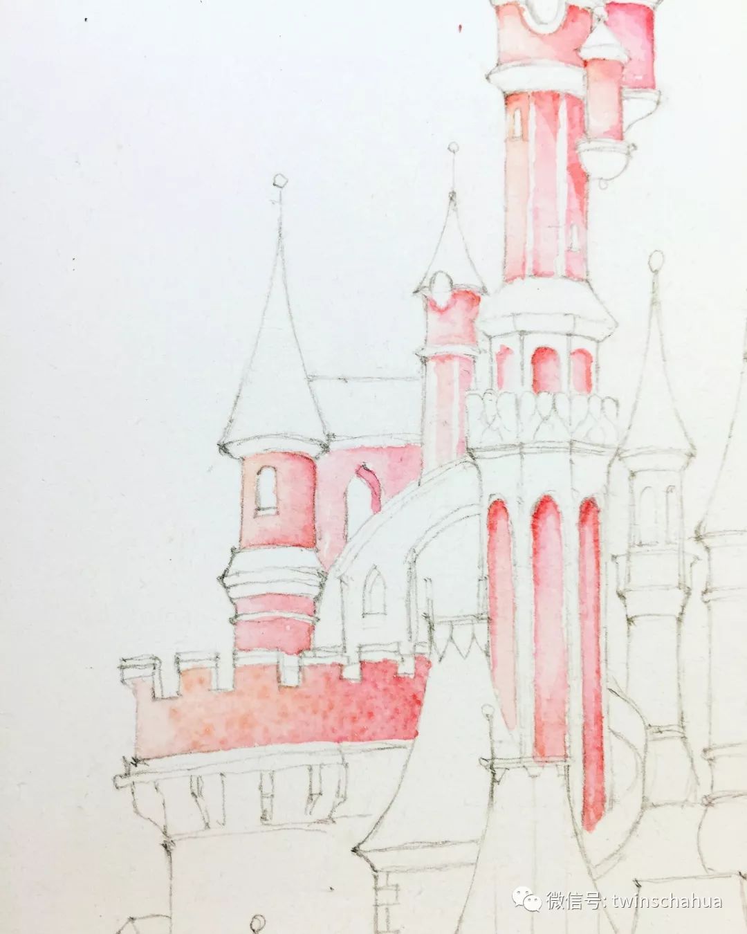 城堡简笔画 - 高清图片，堆糖，美图壁纸兴趣社区