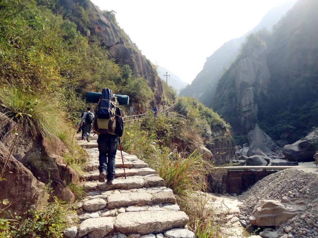 体育旅游之到安徽宣城去徒步徽杭古道