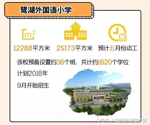 深圳外国语学校龙华校区,华南实验学校,和平实验小学4所公办学校,龙华