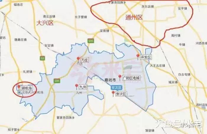 用北京做对标: 广阳区相当于海淀朝阳,资源倾斜,重点发展; 安次区相当
