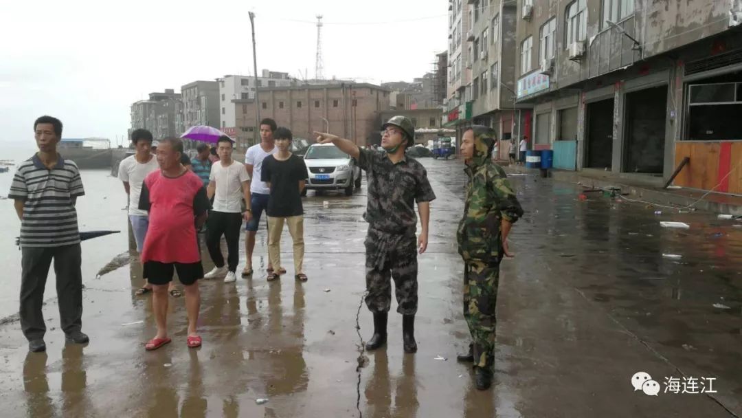 玛莉亚登陆点14级台风肆虐下的连江苔菉镇挺住了