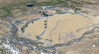 塔里木河具有"四源一干"的河流体系"四源"分别是发源于天山的阿克苏