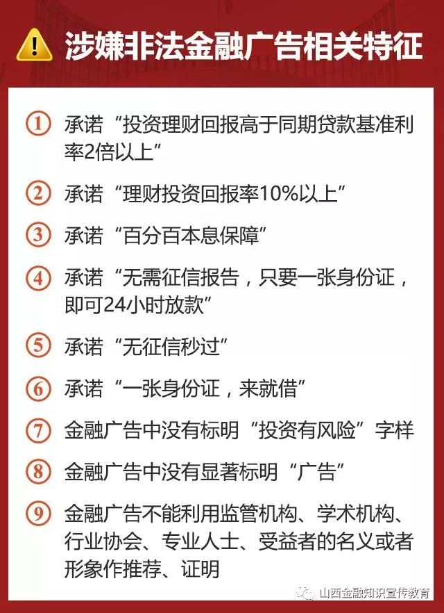 【金融知识】识别非法金融广告 保护自己的"钱袋子"