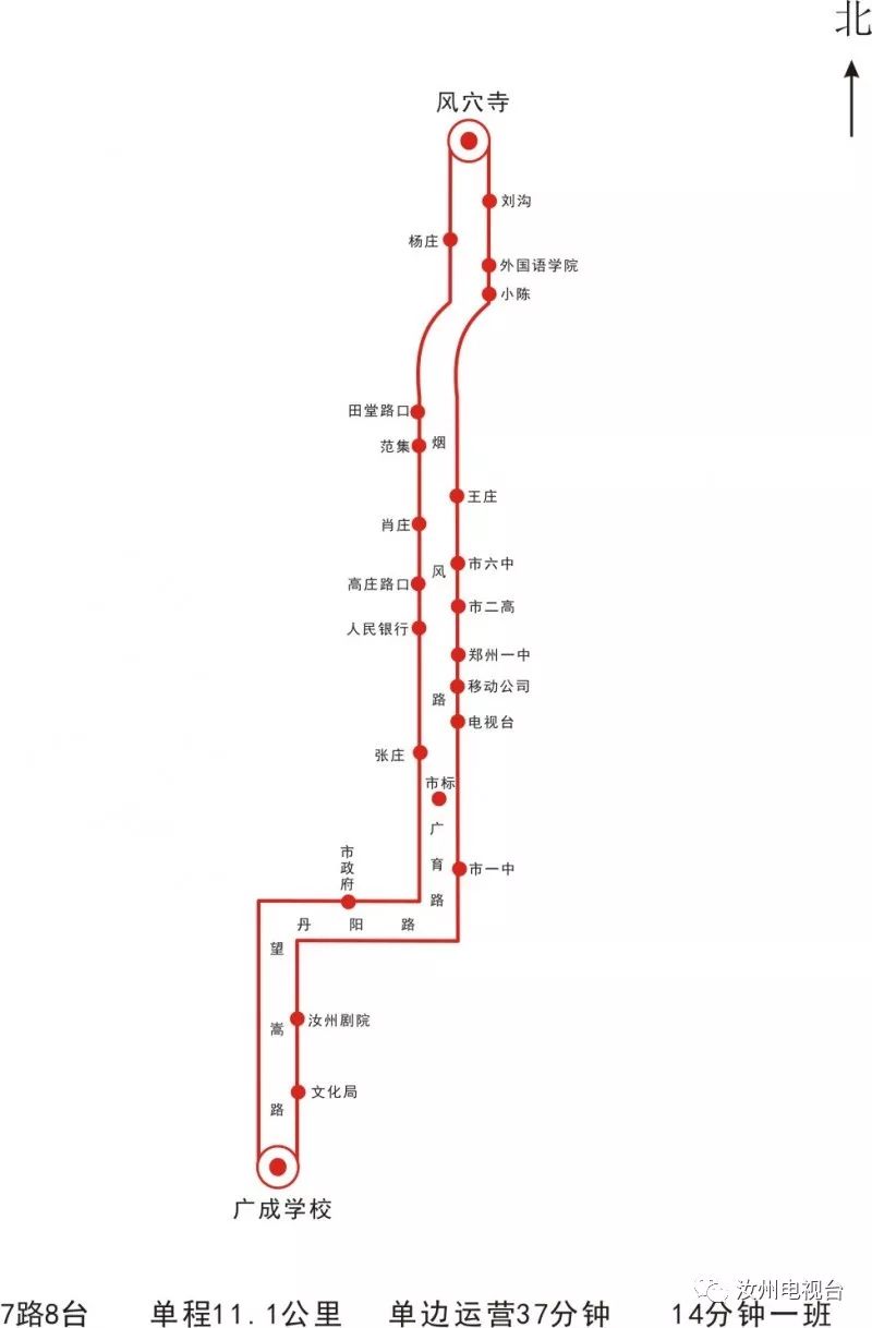 汝州市最新最全公交线路图