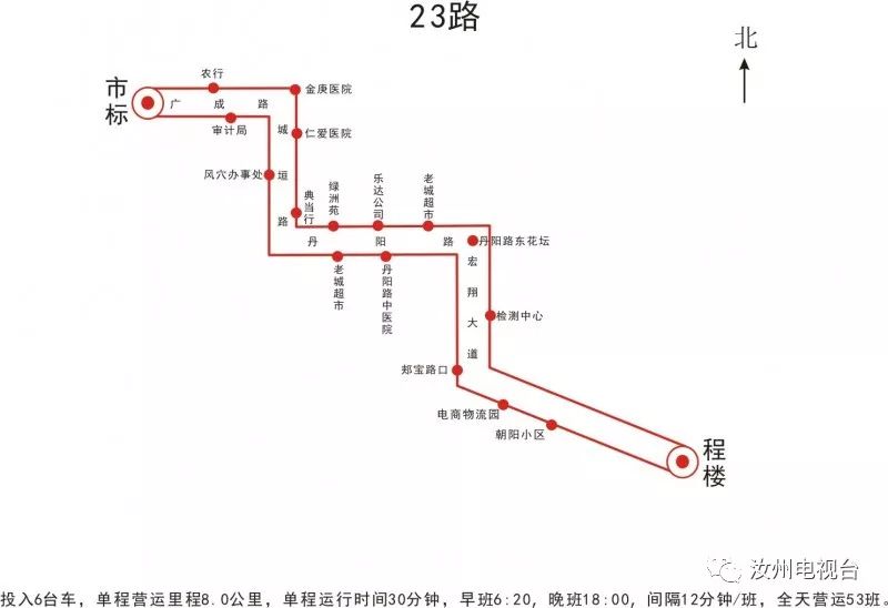 汝州市最新最全公交线路图