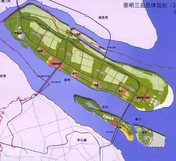 岛先森的风口了望丨崇明区(2017-2035)总体规划将新增两条轨道交通