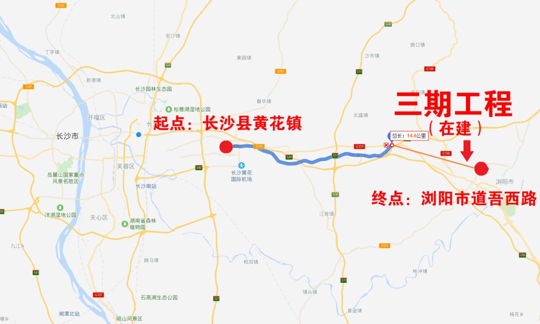 金阳大道线路示意图.