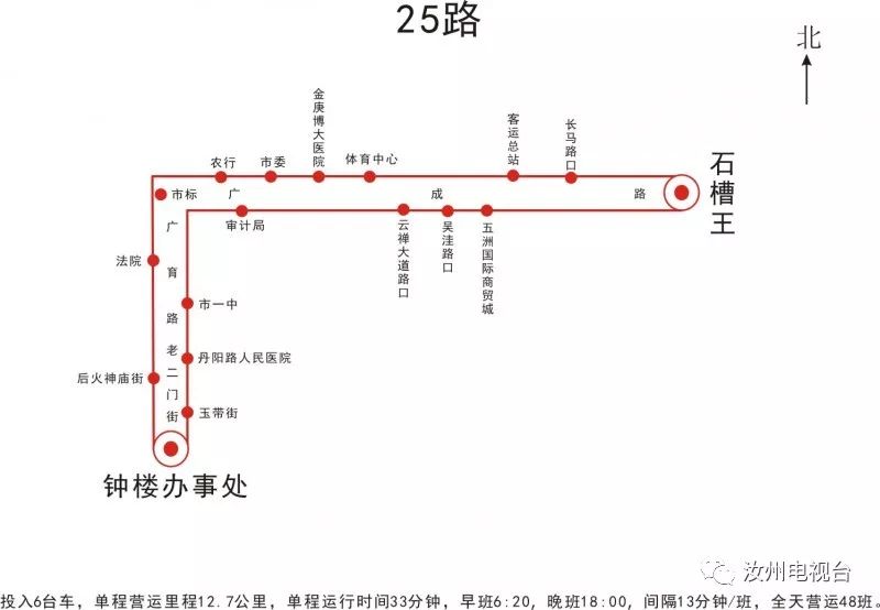 汝州市最新最全公交线路图