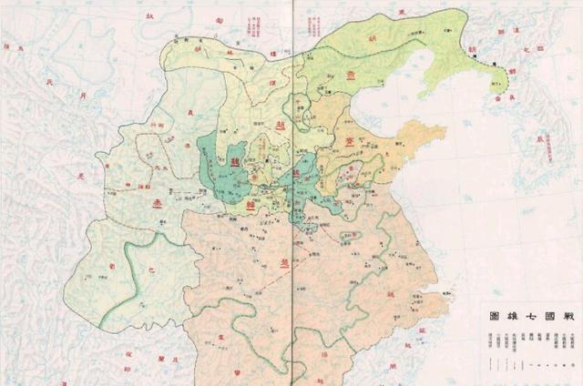 战国七雄兵力人口领土_战国七雄地图