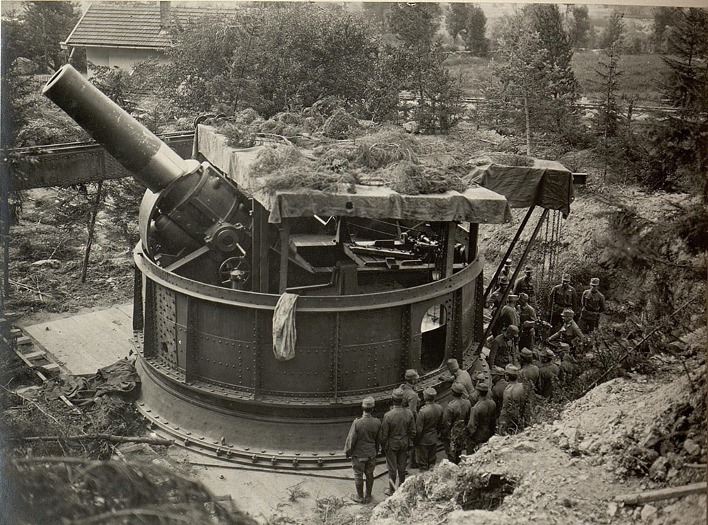 奥匈帝国420mm重榴弹炮 活跃在一战前线的岸防火炮