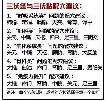 三伏贴使用全攻略 一年一次的冬病夏治最佳时机已到