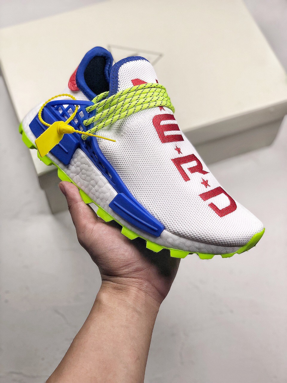 Eliminate Pharrell Williams Hu Holi NMD MC Shoes Black To