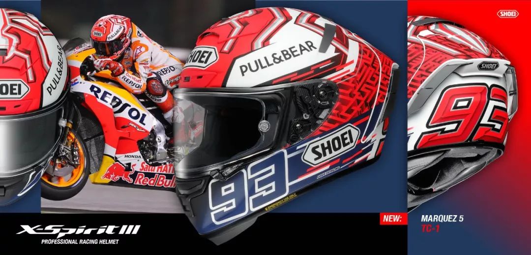 新品」SHOEI Marquez 5 领衔日本双雄新盔年中登场！